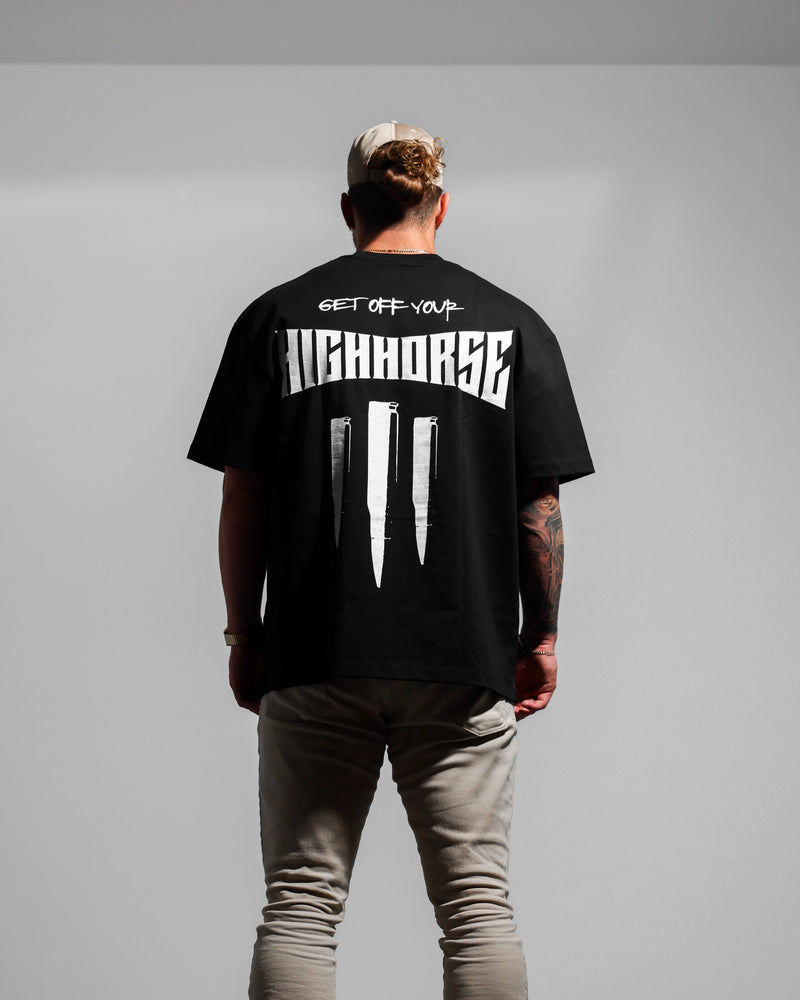 GET OFF YOUR HIGH HORSE T-SHIRT