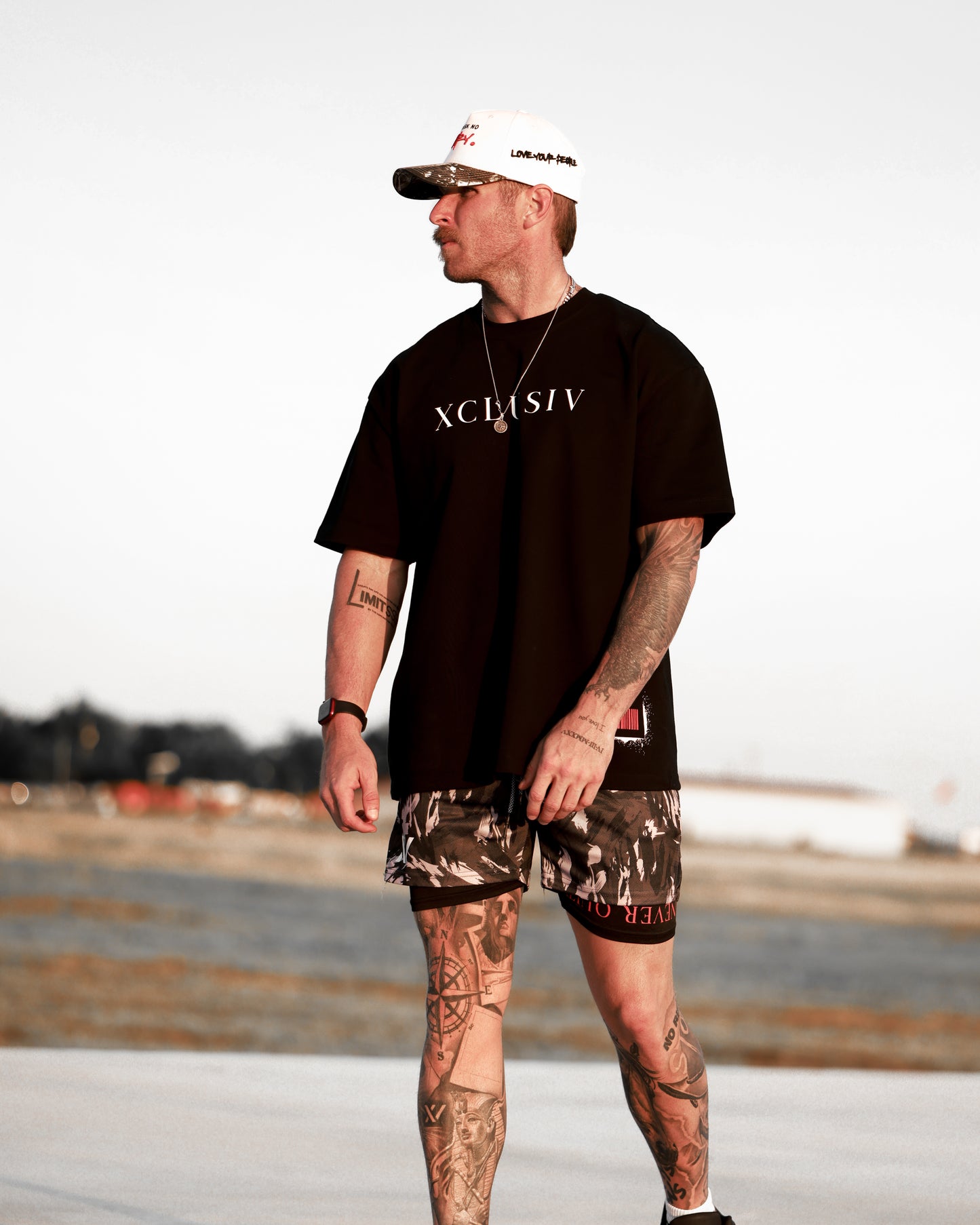 NEVER QUIT - ATHLETIC SHORTS (CAMO)