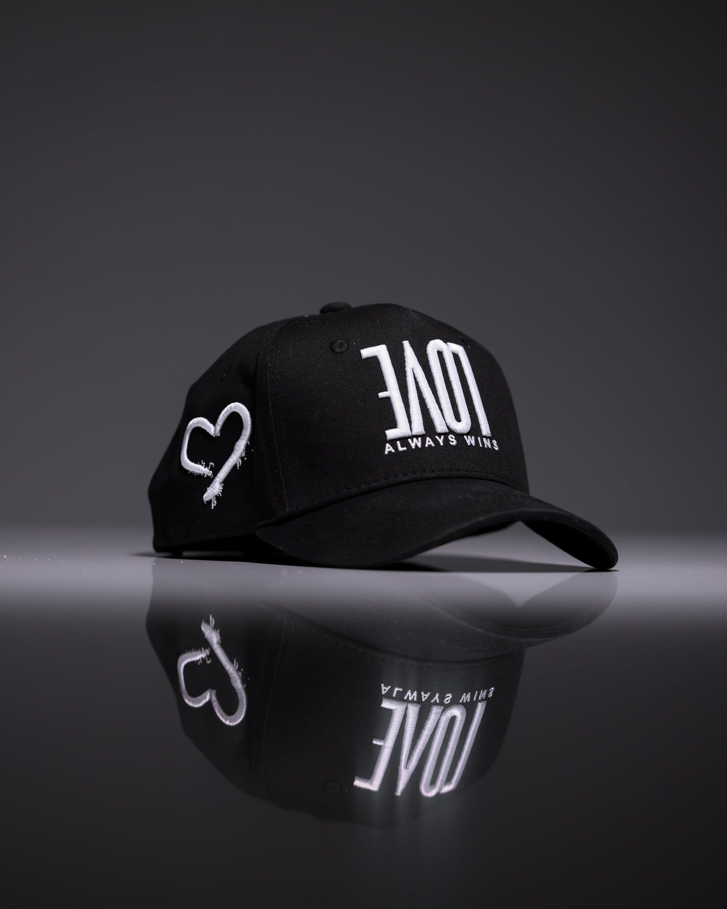 Love Always Wins Black Snapback Hat