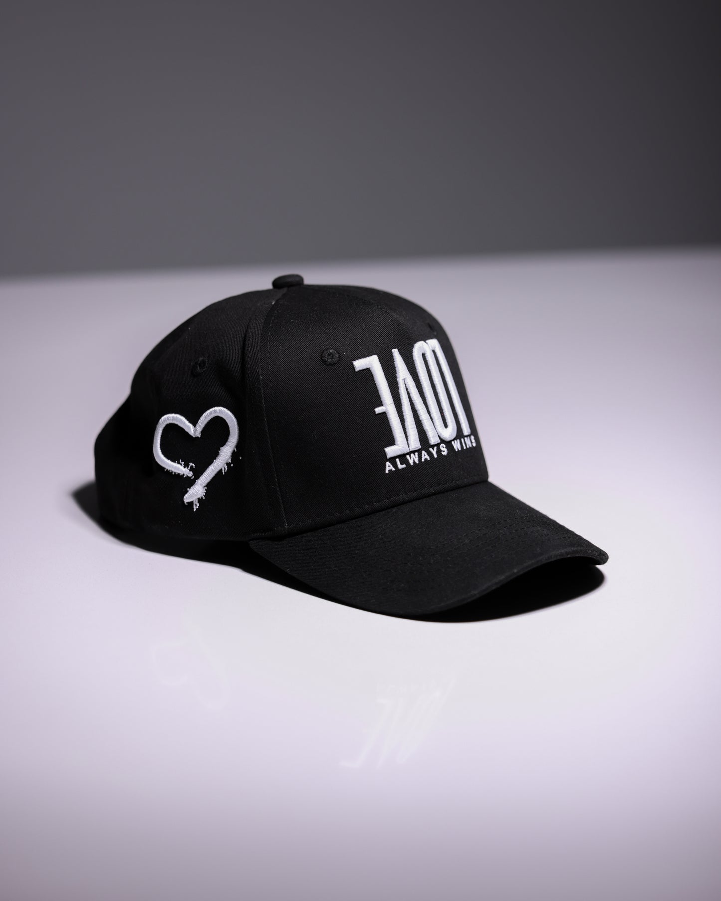 Love Always Wins Black Snapback Hat