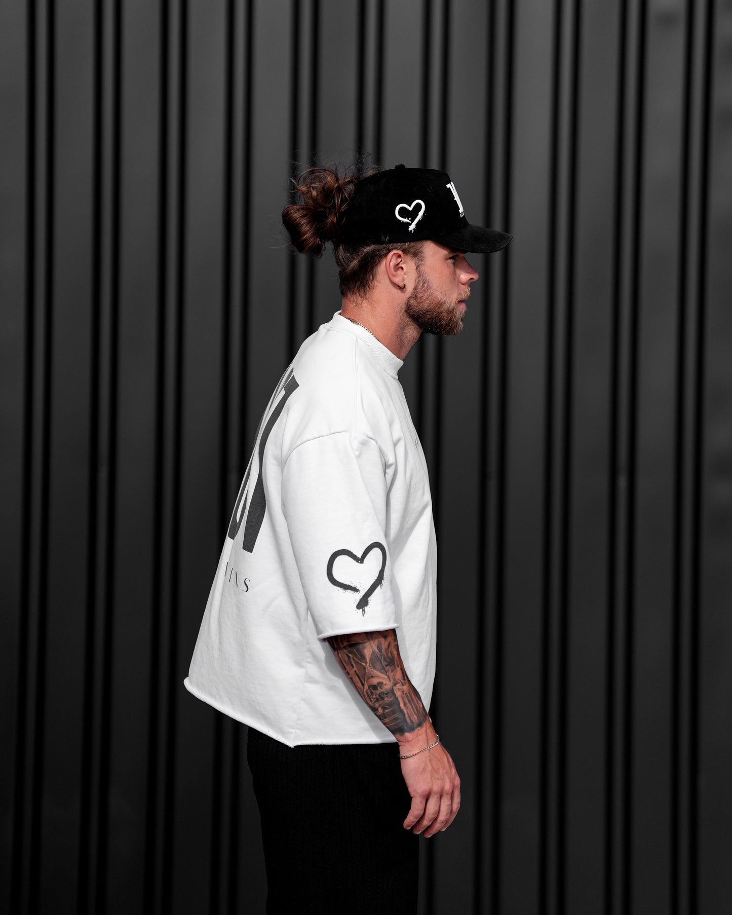 LOVE ALWAYS WINS CROP T-SHIRT - WHITE