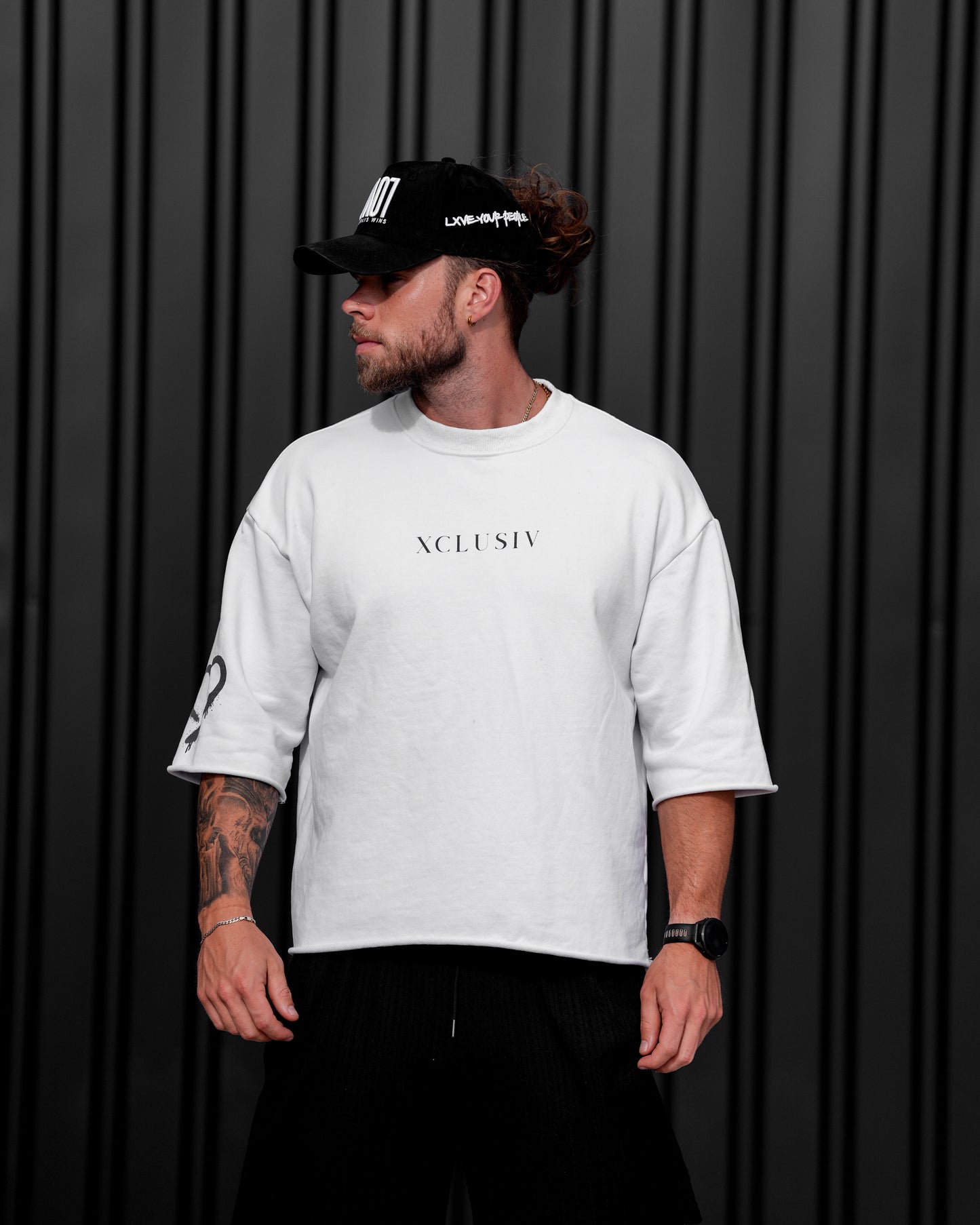 LOVE ALWAYS WINS CROP T-SHIRT - WHITE