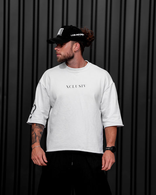 LOVE ALWAYS WINS CROP T-SHIRT - WHITE